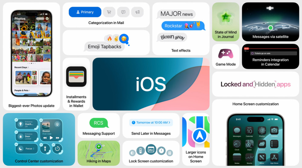 Всі анонси з WWDC 2024 — оновлена iOS 18, macOS Sequoia та Apple Intelligence