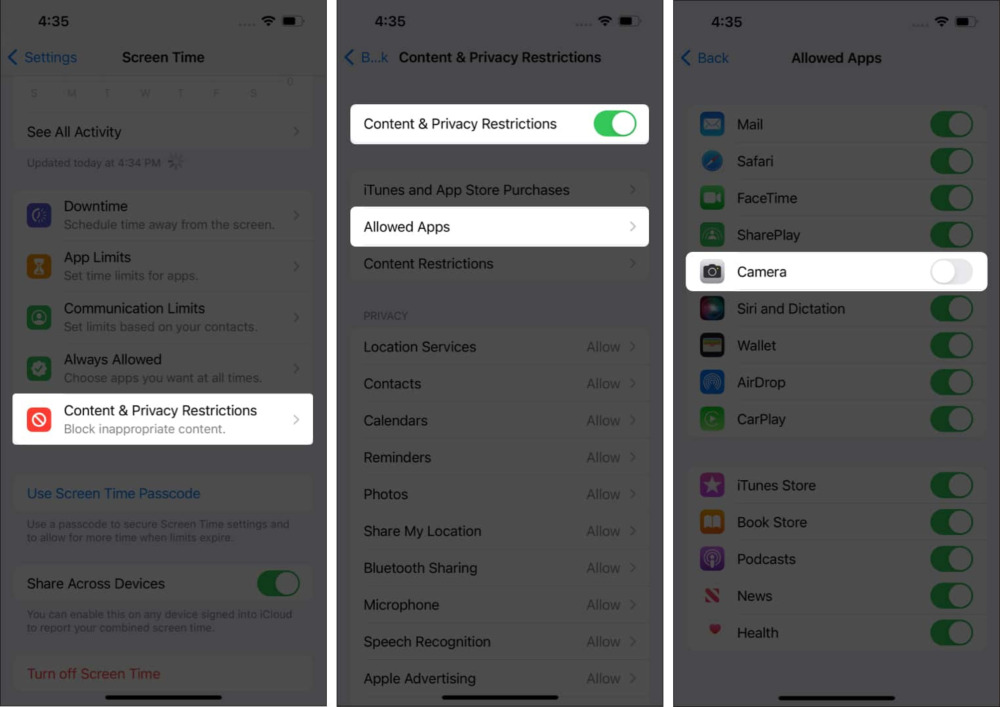 Як прибрати іконку камери на екрані блокування iPhone в iOS 17