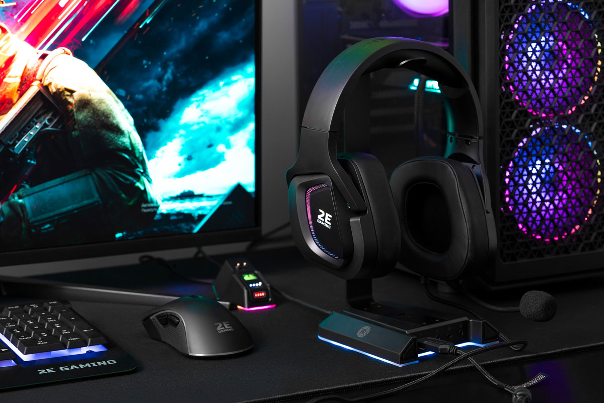 Ігрова гарнітура 2E game HG340 RGB USB 7.1
