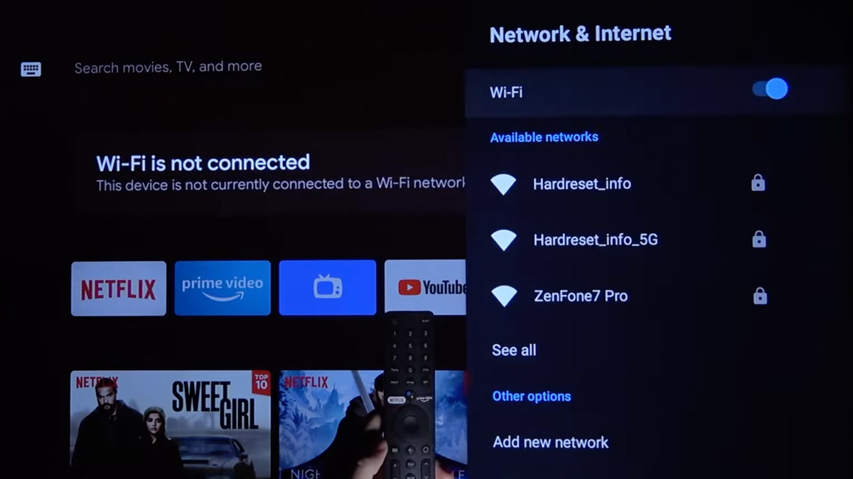 Як підключитися до інтернету Wi-Fi на телевізорі Xiaomi