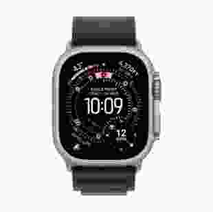 Смарт-годинник Apple Watch Ultra 3 GPS + Cellular 49mm Natural Titanium Case with Black Alpine Loop - Small (MF1V4+MFTE4)