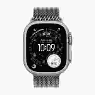 Смарт-годинник Apple Watch Ultra 3 GPS + Cellular 49mm Natural Titanium Case with Natural Titanium Milanese Loop - Large (MF0E4)