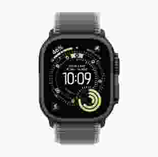 Смарт-годинник Apple Watch Ultra 3 GPS + Cellular 49mm Black Titanium Case with Green/Neon Trail Loop - M/L (MF254+MG9P4)