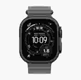 Смарт-годинник Apple Watch Ultra 3 GPS + Cellular 49mm Black Titanium Case with Anchor Blue Ocean Band (MF254+MGCJ4)