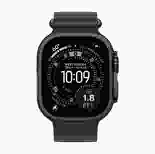 Смарт-годинник Apple Watch Ultra 3 GPS + Cellular 49mm Black Titanium Case with Black Ocean Band (MF0J4)