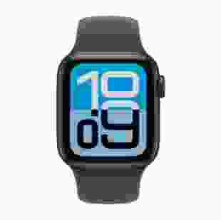 Смарт-годинник Apple Watch SE 3 GPS + Cellular 44mm Midnight Aluminum Case with Midnight Sport Band - S/M (MEPH4)