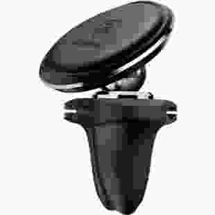 Автомобільний тримач для смартфона Baseus Car Holder Magnetic Air Vent Mount Holder with cable clip Black