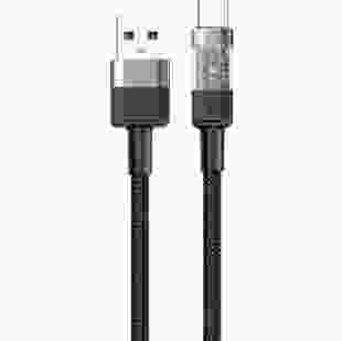 Кабель USB Gelius Fusion GP-UCN003 (Incredible series) Type-C (1.25m) (3A) Black