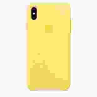 Чохол Apple Silicone Case for iPhone XS Max Canary Yellow (MW962)