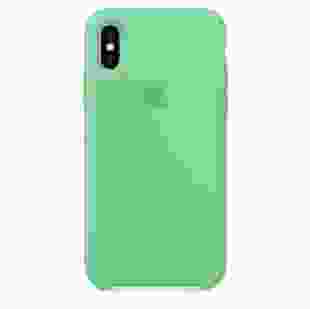 Чохол Apple Silicone Case for iPhone XS Spearmint (MVF52)