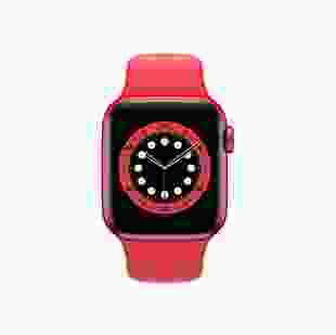 Смарт-годинник Apple Watch Series 6 GPS 40mm (PRODUCT)RED Aluminum Case with (PRODUCT)RED Sport Band (M00A3)