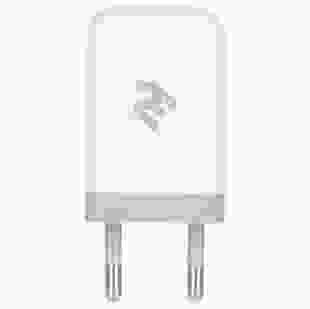 Мережевий зарядний пристрій 2E USB Wall Charger USB: DC5V/2.1A, white (2E-WC1USB2.1A-W)