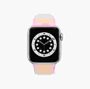Смарт-годинник Apple Watch Series 6 GPS 40mm Gold Aluminum Case with Pink Sand Sport Band (MG123)