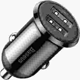 Автомобільний зарядний пристрій Baseus Grain Pro 4.8A 2USB Black