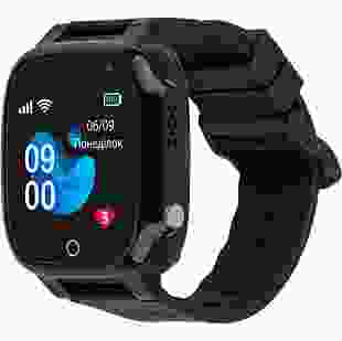Смарт-годинник для дітей AmiGo GO008 MILKY GPS WIFI Black