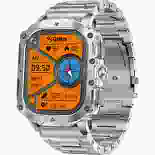 Смарт-годинник Gelius Tactical Heavy GP-SW016 Silver Titan