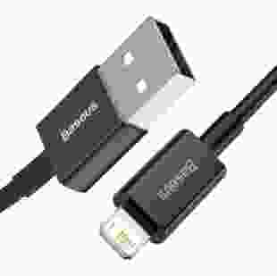 Кабель Baseus USB to Lightning 2.4A 1m чорний