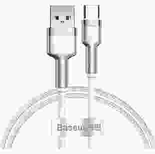 Кабель Baseus Cafule Metal Data Type-C 66W (1m) White