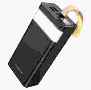 Зовнішній акумулятор (павербанк) Borofone BJ18A LED 30000mAh Black