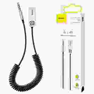 Аудіоадаптер Baseus Bluetooth AUX, USB Wireless Adapter Cable (CABA01-01) Black