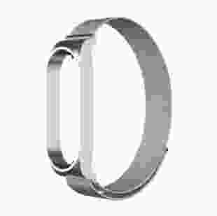 Ремінець ArmorStandart Milanese Magnetic Band для Xiaomi Mi Band 7 Silver