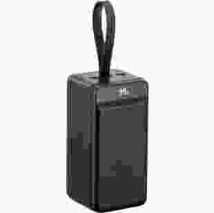 Зовнішній акумулятор (павербанк) XO PR158 50000mAh 22.5W Black