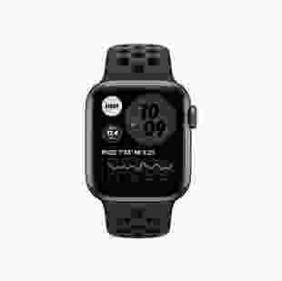 Смарт-годинник Apple Watch SE Nike GPS 44mm Space Gray Aluminum Case with Anthracite/Black Nike Sport Band (MYYK2)