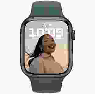 Смарт-годинник Apple Watch Series 7 GPS 45mm Green Aluminium Case with Clover Sport Band (MKN73)
