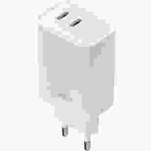 Мережевий зарядний пристрій Gelius Dos GP-HC062 40W 2Type-C White