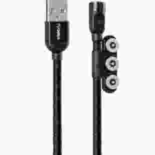 Кабель Gelius USB Cable Pro Magenta GP-UC-U013u 3in1 2A Black