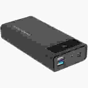 Зовнішній акумулятор (павербанк) RealPower PB-20k PD Powerbank 20000mAh Black