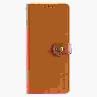 Шкіряний чохол книжка GETMAN Gallant (PU) для Xiaomi Redmi A3 Коричневий