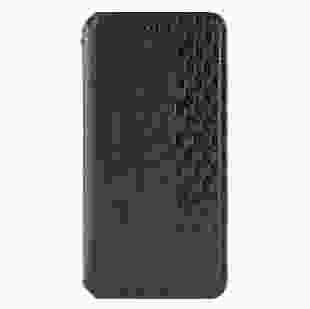 Шкіряний чохол-книжка GETMAN Cubic (PU) для Xiaomi Redmi 13 4G Чорний