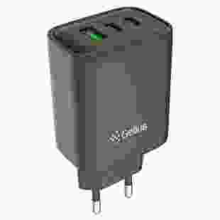 Мережевий зарядний пристрій Gelius Power Pulse GP-HC057 65W USB+2Type-C (QC/PD/PPS) Black