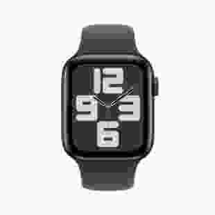 Смарт-годинник Apple Watch SE 2 2024 GPS + Cellular 44mm Midnight Aluminum Case with Midnight Sport Band - M/L (MXG23, MXGM3)