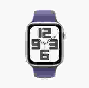 Смарт-годинник Apple Watch SE 2 2024 GPS + Cellular 44mm Silver Aluminum Case with Denim Sport Band - M/L (MXG53, MXGQ3)