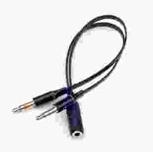 Розділювач Аудіо виходу 3.5mm Female For PC Чорний