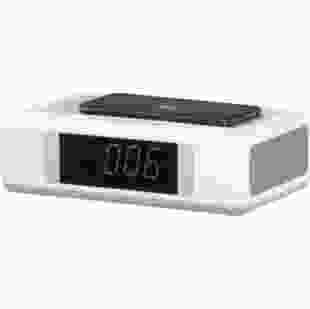 Акустична док-станція 2E SmartClock Wireless Charging, Alarm Clock, Bluetooth, FM, USB, AUX White