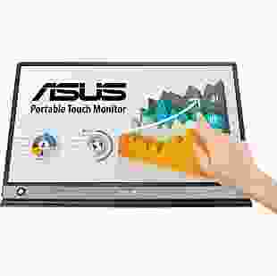 ASUS Монітор портативний LCD 15.6" ZenScreen Touch MB16AMT MicroHDMI, USB-C, MM, IPS, 1920x1080, 7800mAh
