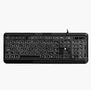 2E Клавіатура KS120 White backlight USB Black