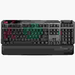 ASUS Клавіатура ігрова ROG CLAYMORE II Red Switch WL/BT/USB RU RGB, Black