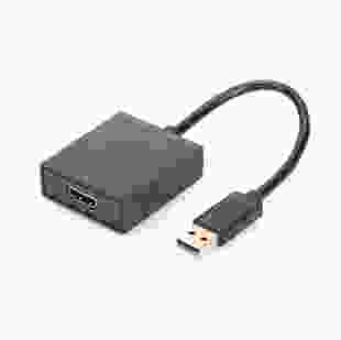 Digitus Адаптер USB 3.0 - HDMI Full HD, M/F, 0.15 m