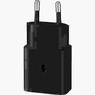 Samsung Мережевий зарядний пристрій 15W Power Adapter (w C to C Cable) Black