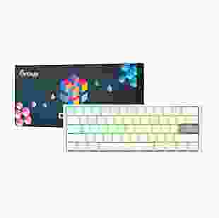 Ducky Клавіатура One 2 Mini, Cherry Blue, RGB LED, RU PBT, White