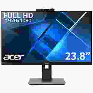 Acer Монітор 23.8" B247Y D-Sub,HDMI,DP,USB-HUB,cam, mic,MM,IPS