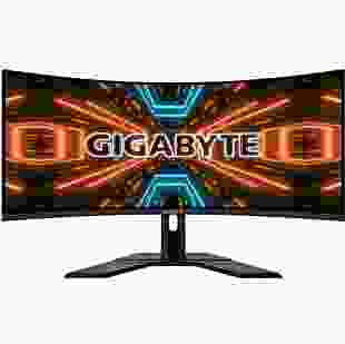Gigabyte Монітор LCD 34" G34WQC-A, 2xHDMI, 2xDP, MM, VA, Curved, 3440x1440, 144Hz, 1mc, sRGB 120%, HDR400, FreeSync
