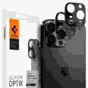 Spigen Захисне скло для камери Apple Iphone 13 Pro Max/13 Pro tR Optik, Black (2P)