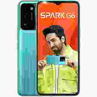TECNO Смартфон Spark Go 2022 (KG5m) 2/32Gb NFC 2SIM Turquoise Cyan