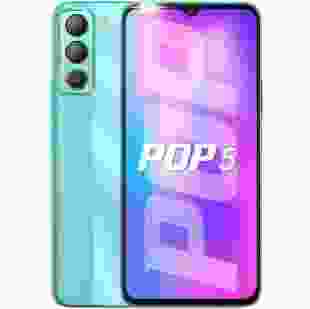TECNO Смартфон POP 5 LTE (BD4i) 3/32Gb 2SIM Turquoise Cyan