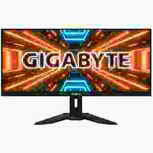 Gigabyte Монітор LCD 34" M34WQ, 2xHDMI, DP, USB-C, 2xUSB, MM, IPS, 3440x1440, 21:9, 144Hz, 1mc, 91%DCI-P3, AdaptiveSync, HDR400